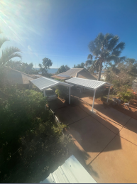 New carports at the Onslow senior citizens property